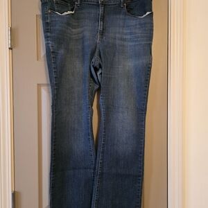 Signature by Levi Strauss Women's Boot Cut Jeans - Dark Blue